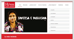 Desktop Screenshot of hivos.org.gt
